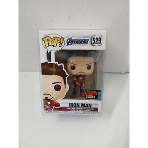 Funko POP Vinyl IRON MAN Avengers Endgame 2019 Fall Convention Exclusive #529